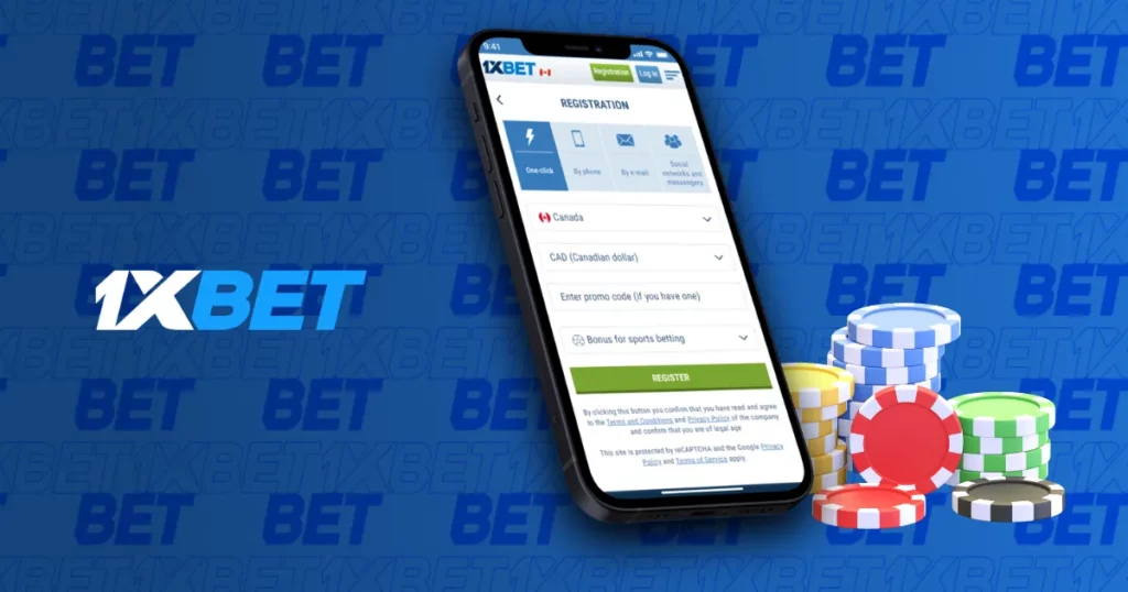 การลงทะเบียนในแอปพลิเคชัน 1xBet บนอุปกรณ์ Android