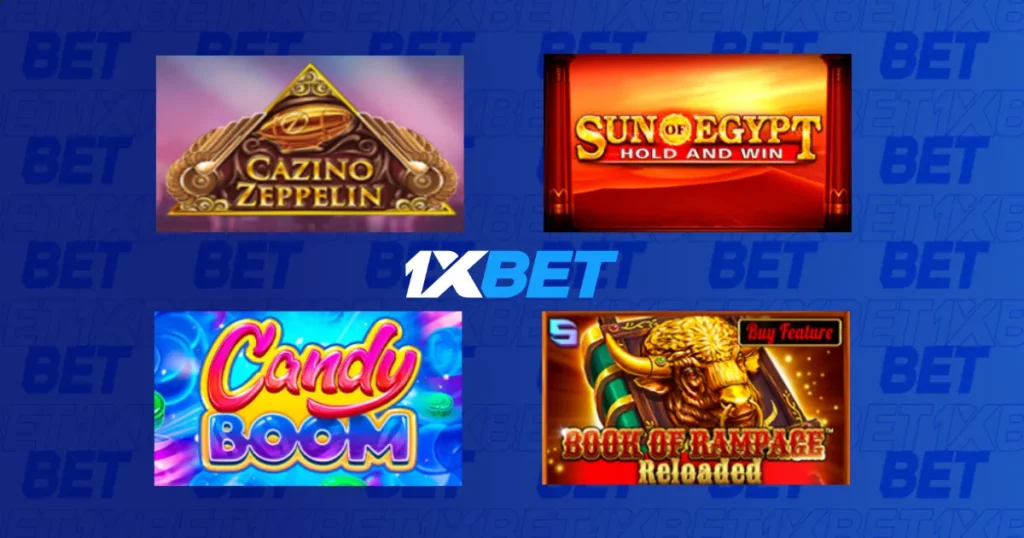 เกมสล็อตที่ดีที่สุดบน 1xBet - ตัวเลือกยอดนิยม!